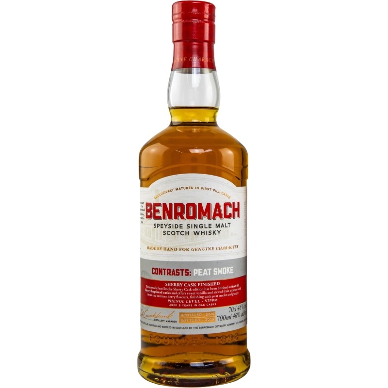 Benromach Peat Smoke Bourbon 2014